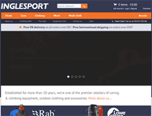 Tablet Screenshot of inglesport.com